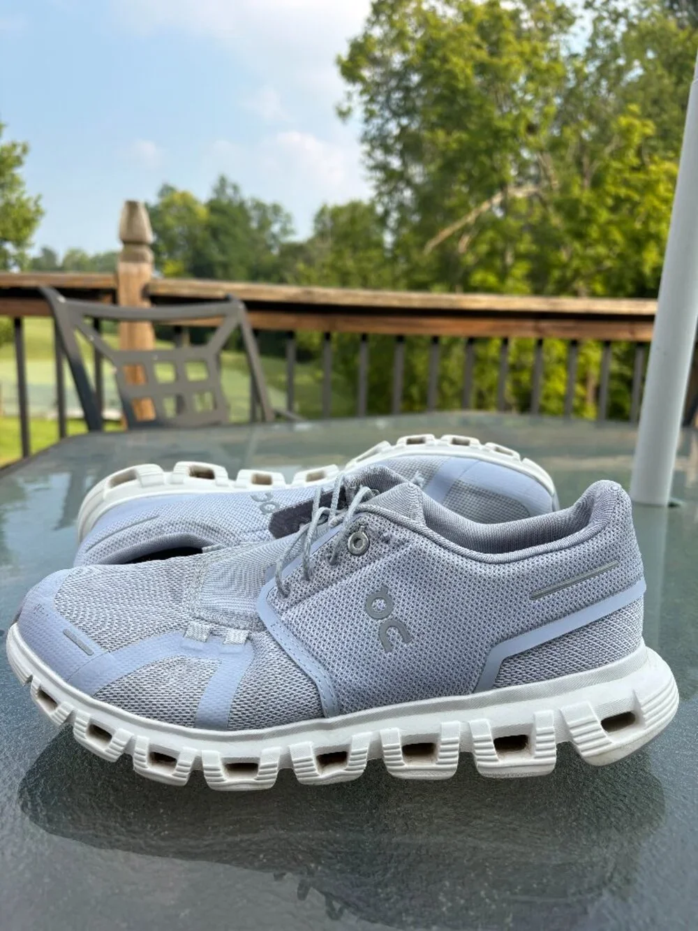 On Cloud Running/Walking Sneakers Cobble Surf Women’s 9 Swiss Engineered Grey